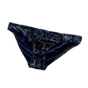 Seafolly Women’s Swim Crushed Blue Velvet Bikini Bottoms Size 6
